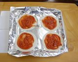 発酵ケチャップ・マヨネーズの餃子の皮ピザ作り方3写真