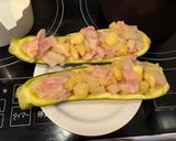 くまちゃん構文ズッキーニチーズ焼き🥒🧀作り方4写真