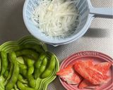 カニカマと枝豆のわさびマヨサラダ作り方1写真