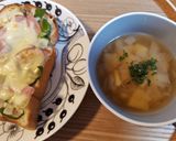 新じゃがと新玉ねぎと玉ねぎ麹の春スープ作り方3写真