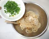 蓮根梅肉ドレッシングサラダ♪簡単レシピ作り方6写真