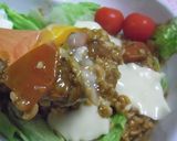 余ったカレーでロコモコ風♪作り方4写真