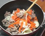 焼きそばのコツ・ゆず胡椒ぽん酢焼きそば作り方2写真