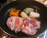 野菜炒めスパ♪作り方1写真