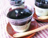残った黒豆de抹茶パンナコッタ♪作り方8写真