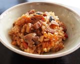 余ったおせち（煮しめ）や煮物で作るおこわ作り方13写真