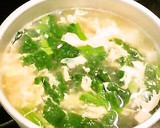 豆腐と卵のふんわりとろみスープ（中華風）作り方5写真