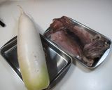 イカの干物で　イカ大根　（炊飯器で簡単）作り方1写真