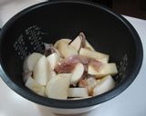 イカの干物で　イカ大根　（炊飯器で簡単）作り方3写真