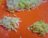 餅入り甘辛薬味鍋作り方1写真