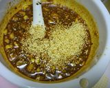餅入り甘辛薬味鍋作り方3写真