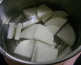 餅入り甘辛薬味鍋作り方4写真