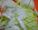 餅入り甘辛薬味鍋作り方5写真