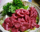 餅入り甘辛薬味鍋作り方7写真