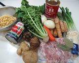 カレー（お正月の残り野菜たっぷり）作り方1写真