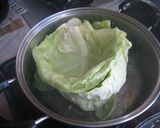 圧力鍋deひじき入りのロールキャベツ♡作り方1写真