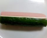 お弁当に簡単　ソーセージときゅうりの串作り方5写真