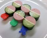 お弁当に簡単　ソーセージときゅうりの串作り方6写真