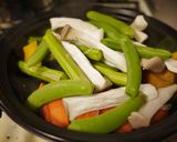 タジン鍋で温野菜作り方2写真