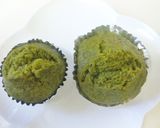 きれいなお山の　抹茶豆乳蒸しパン作り方11写真
