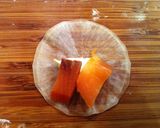 クリームサーモン大根クレープ作り方4写真