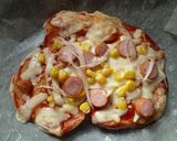 お餅でピザ作り方4写真