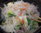 ふわふわ卵と野菜タップリ中華そば作り方4写真
