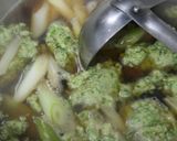 葱たっぷり緑のつくね蕎麦作り方16写真