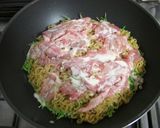 インスタントラーメンで広島焼き作り方3写真