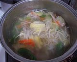 ふわふわ卵と野菜タップリ中華そば作り方5写真