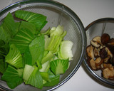 青梗菜と干し椎茸の炒め物（香菇油菜）作り方1写真
