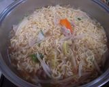 ふわふわ卵と野菜タップリ中華そば作り方6写真