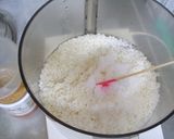レンジで和菓子●もち米で道明寺粉　桜餅作り方4写真