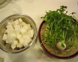 カブでとろ~り♪スープのような七草がゆ作り方1写真