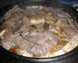豚バラ肉、ごぼう、エリンギのすき焼き鍋作り方3写真