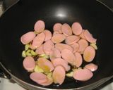 お魚ソーセージとエリンギのスパゲティー作り方7写真