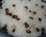 炊飯器で小豆おこわ　超簡単節約赤飯？作り方3写真