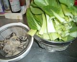 クック簡単・牡蛎と青梗菜のあんかけ作り方1写真
