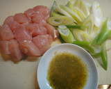 鶏ささみとねぎの★ゆずこしょう炒め★作り方1写真