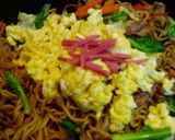 ヘルシー！小松菜入り焼きそば作り方6写真