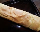 シュー生地でチーズケーキロールマンゴー味作り方9写真
