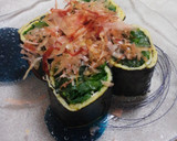 ほうれんそうと卵の海苔巻き作り方8写真