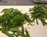 大葉たっぷり！納豆しそチャーハン作り方1写真