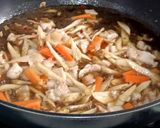 ささがきゴボウと豚肉の炒め煮作り方7写真