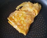 鮭入り薄焼き玉子のトーストマフィン作り方4写真