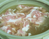 水菜使い切り♪豚肉と大根のはりはり鍋作り方2写真