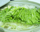 水菜使い切り♪豚肉と大根のはりはり鍋作り方4写真