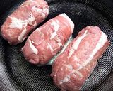 ソーセージ入り肉巻きおにぎり作り方3写真