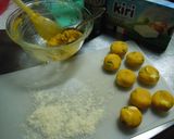 もちもち☆ちーずチーズかぼちゃもち作り方3写真