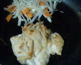 一気に簡単☆チキン南蛮の野菜炒め添え作り方3写真